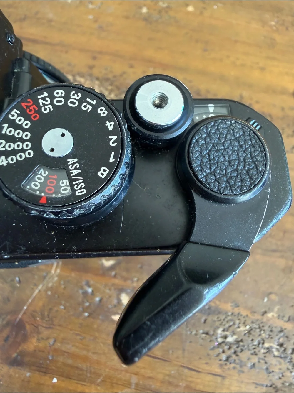 FM2 Nikon Black Body ONLY SLR  Film Camera. Works Fully Mechanically Meter Issue